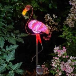 Smart Solar Flamingo Solar Powered Stake Light