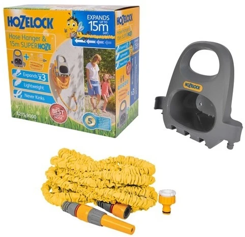 Hozelock Hose Hanger And 15M Superhoze