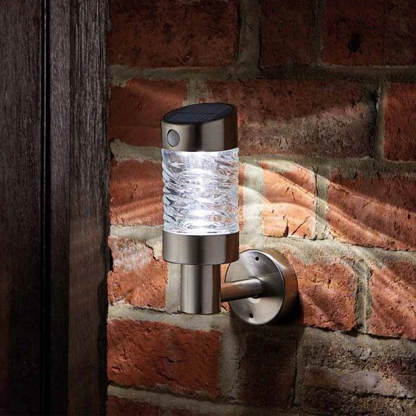 Smart Solar PIR Wave Wall Light