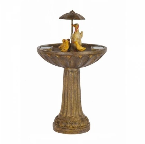 Smart Solar Duck Family Solar Water Feature