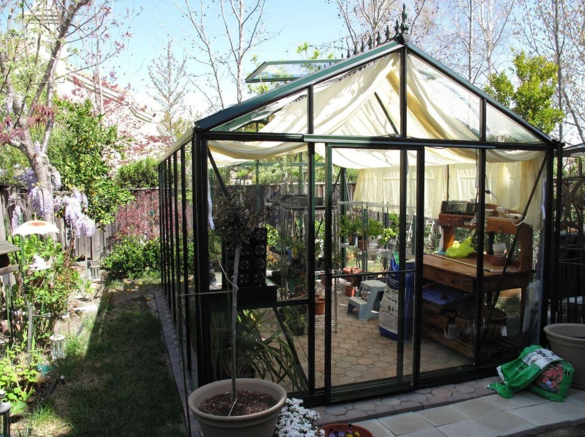 Janssens Helios Senior Victorian 180/25 Tempered Glass Greenhouse