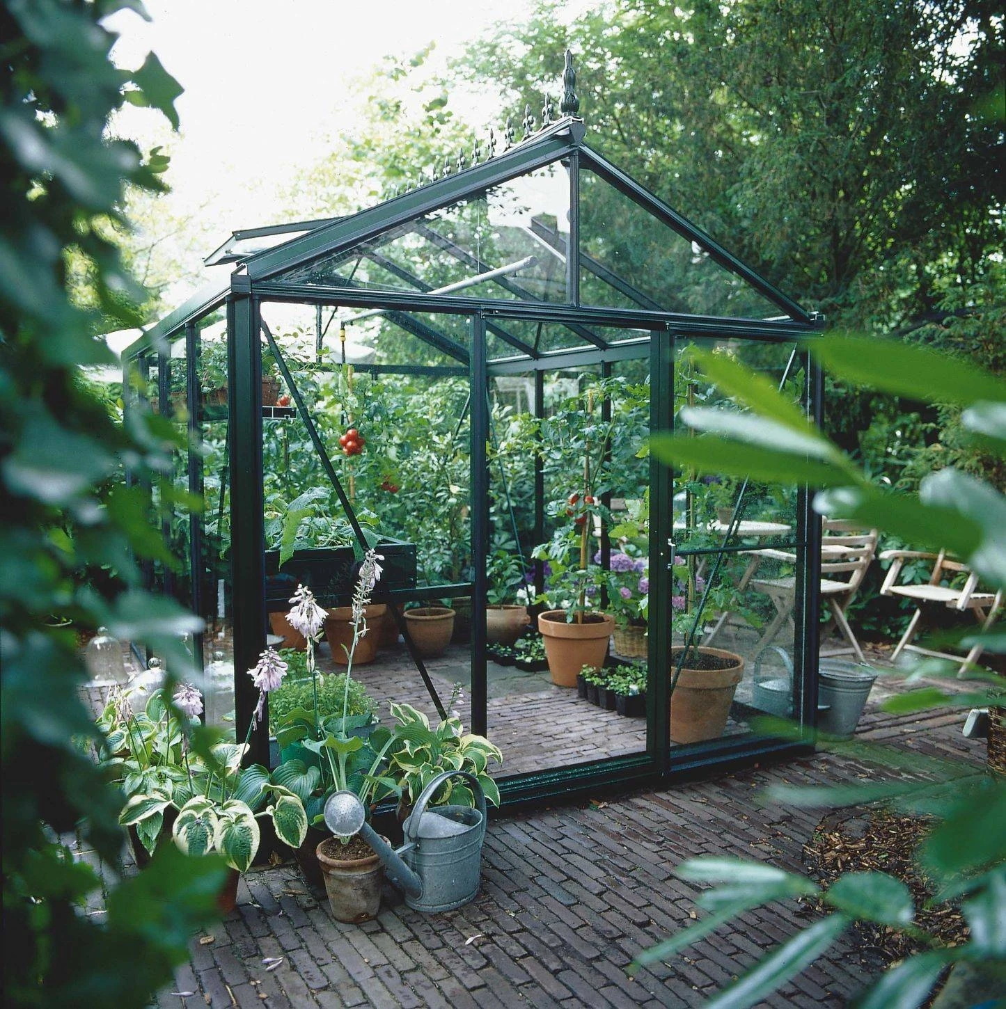 Janssens Helios Senior Victorian 180/25 Tempered Glass Greenhouse - Image 2