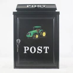 Harewood Green Tractor Post Box
