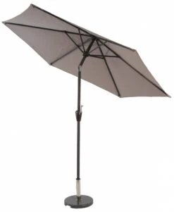 Katie Blake Sturdi 2.5m Crank Round Parasol Taupe
