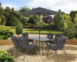 Other Barkston 6 Seater Set Including Parasol