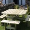 Churnet Valley Westwood Square 8 Seat Picnic Table