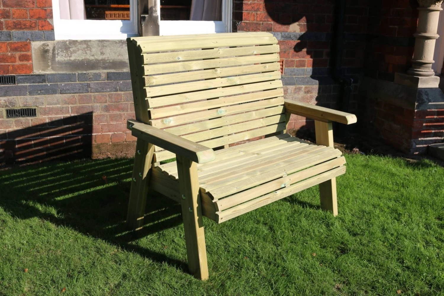 Churnet Valley Ergo 2 Seat Bench - Image 2