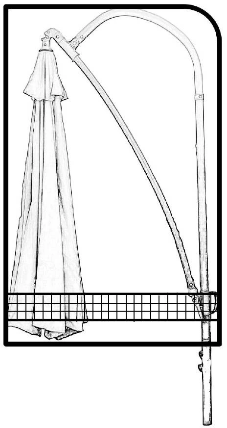 LG Outdoor DXCOV15 Large Cantilever Deluxe Cover - Image 2