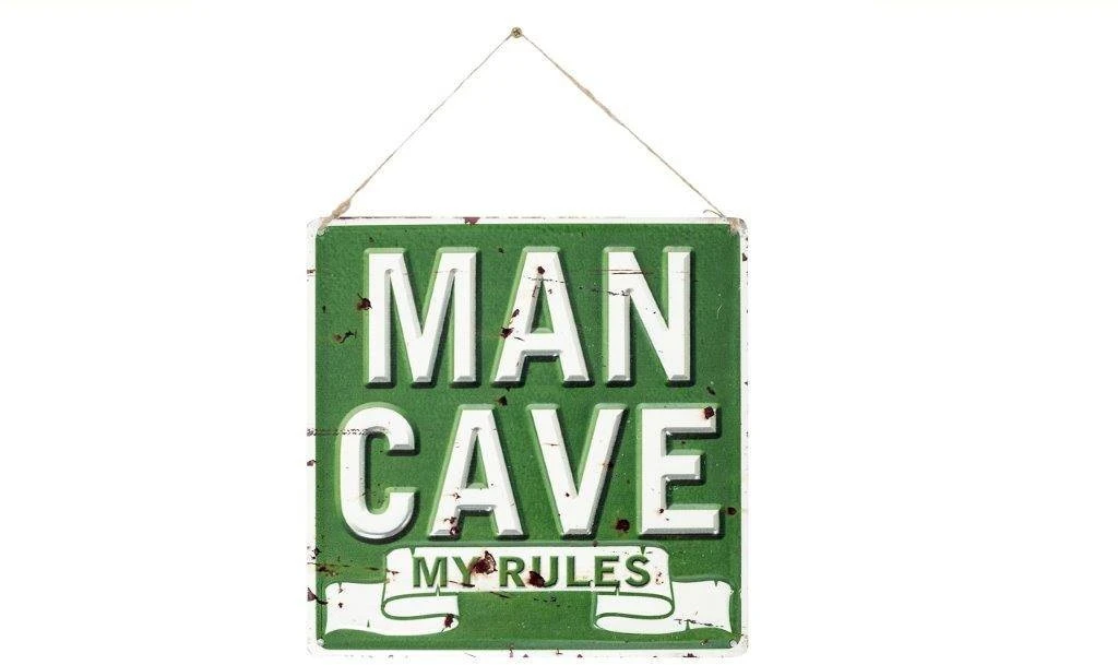 La Hacienda Man Cave My Rules Garden Sign