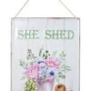La Hacienda She Shed Sign