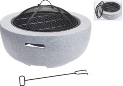Koopman Rome Fire Bowl MgO With BBQ Rack