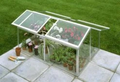 Halls Greenhouses Jumbo Coldframe 4x3 Mill Toughened
