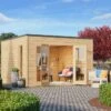 Gardenhouse24 Q-Bic 44 A Simple Wooden Garden Office