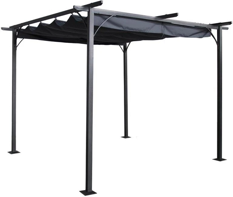 Royalcraft Prague Pergola 3.5m X 3.5m - Grey
