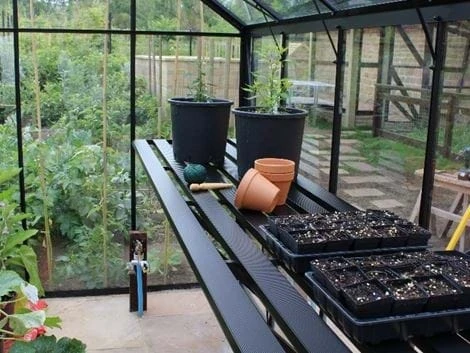 Halls Greenhouses Integral Staging For The Birdlip Model