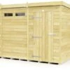 DIY Sheds Pent Security Shed - Single Door