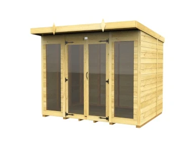 DIY Sheds Pent Summer House - Full Height Window