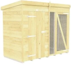 DIY Sheds Dog And Kennel Run - Full Height
